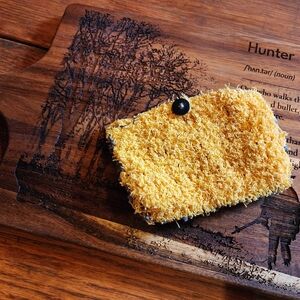 Yellow Textured Kitchen Linen